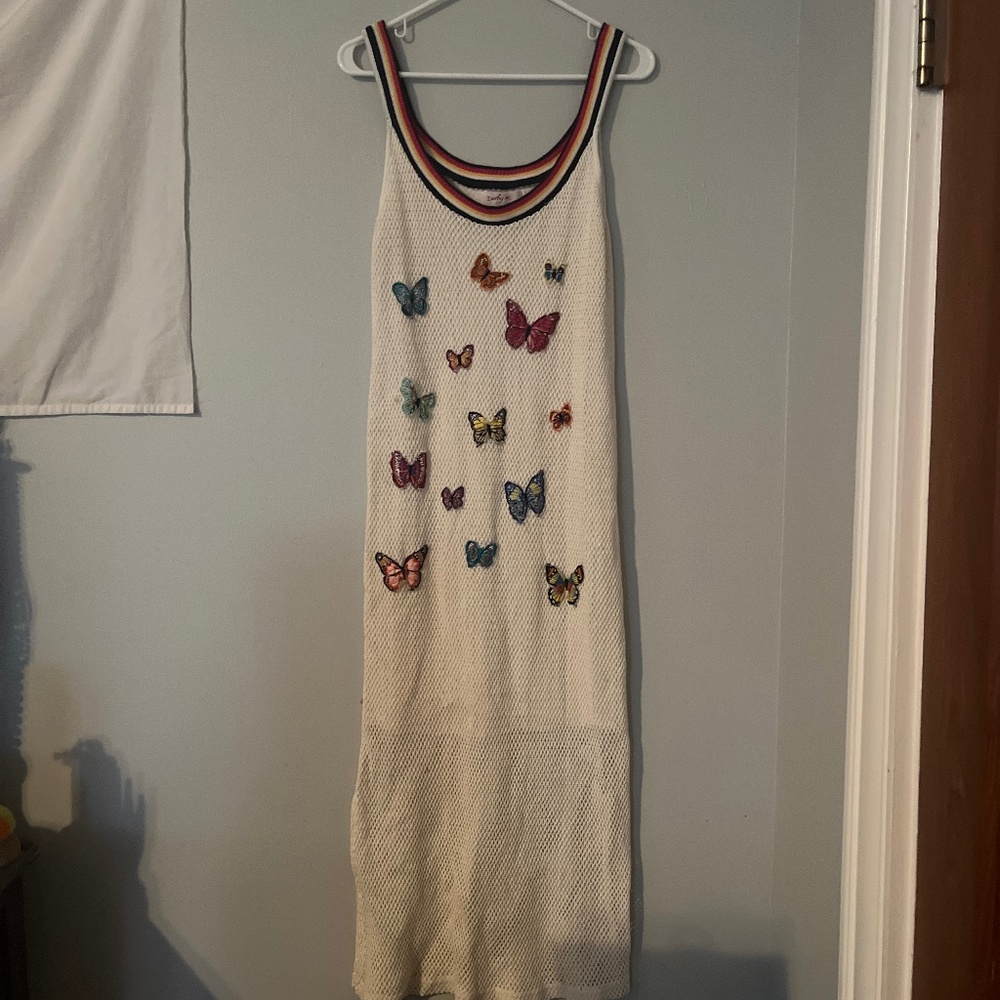 Derhy Brand Butterfly Sun Dress/Cover Up